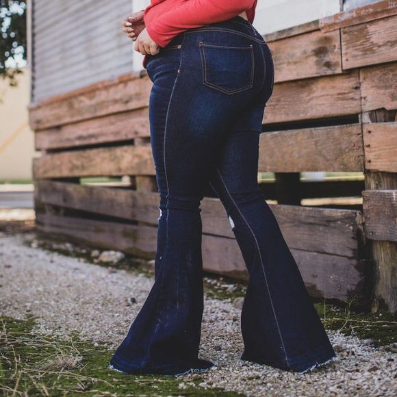 Lucky and Blessed Jeans BELLS  NWT  plus size - Picture 2 of 2